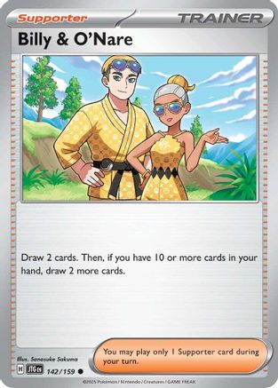 Billy & O'Nare (142) Reverse Holofoil - Journey Together