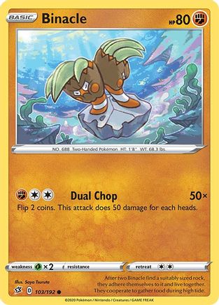 Binacle (103) Reverse Holofoil - Rebel Clash