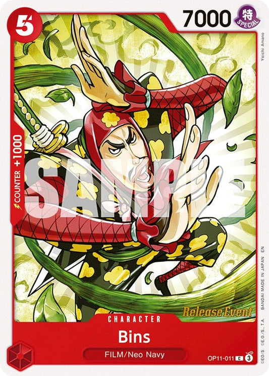 Bins (OP11-011) Release Event Cards