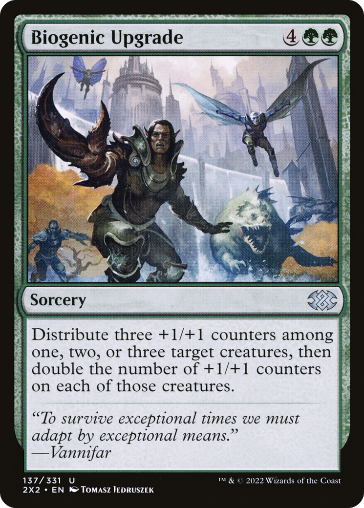 Biogenic Upgrade (137) Foil - Double Masters 2022