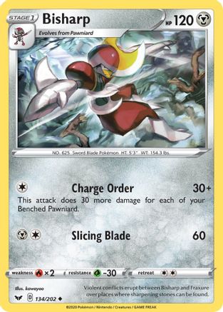 Bisharp (134) - Sword & Shield