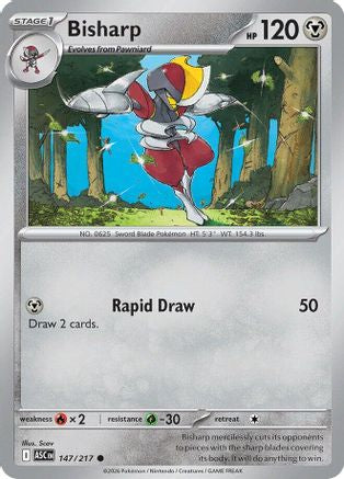 Bisharp (147) Reverse Holofoil - Ascended Heroes