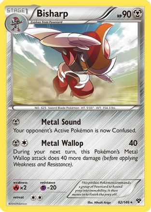 Bisharp (82) Reverse Holofoil - XY Base Set