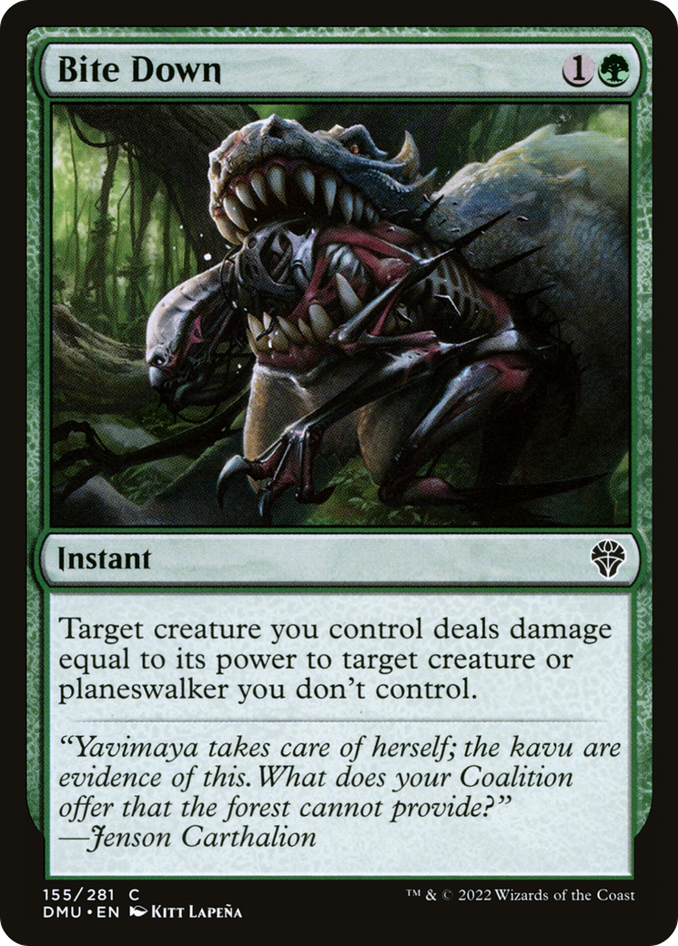 Bite Down (155) - Dominaria United Foil