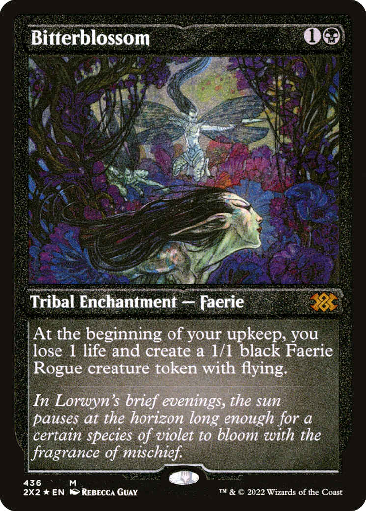 Bitterblossom (436) Etched Foil - Double Masters 2022