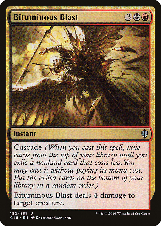 Bituminous Blast (182) - Commander 2016