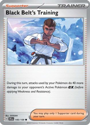Black Belt's Training (145) Reverse Holofoil - Journey Together