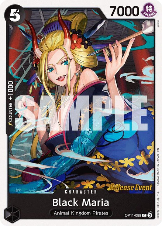 Black Maria (OP11-089) Release Event Cards