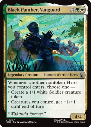 Black Panther, Vanguard (207) - Marvel Super Heroes