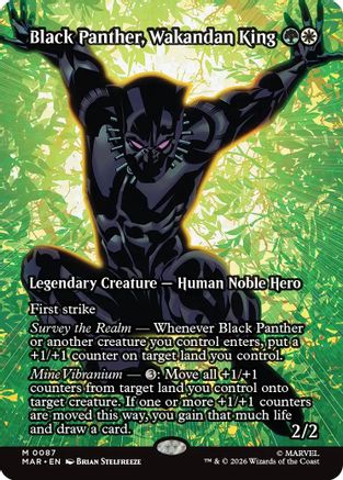 Black Panther, Wakandan King (087) - Marvel Universe