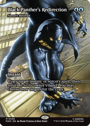 Black Panther's Redirection – Narset's Reversal (058) Foil - Marvel Universe
