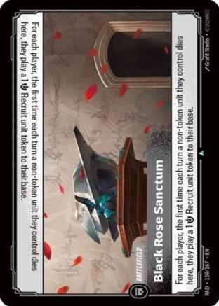 Black Rose Sanctum (159) Foil - Radiance