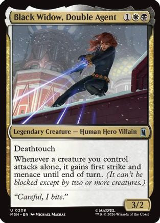 Black Widow, Double Agent (208) Foil - Marvel Super Heroes