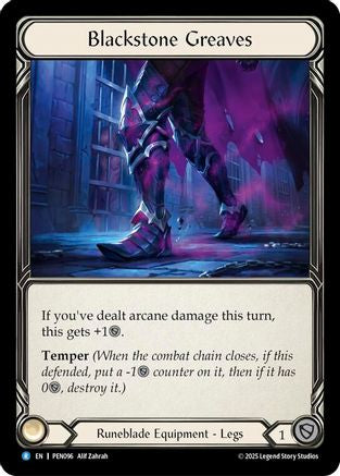 Blackstone Greaves (PEN096) Cold Foil - Compendium of Rathe