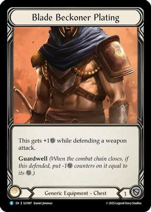 Blade Beckoner Plating (SLY007) - Silver Age