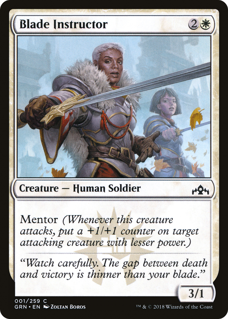 Blade Instructor (001) - Guilds of Ravnica Foil