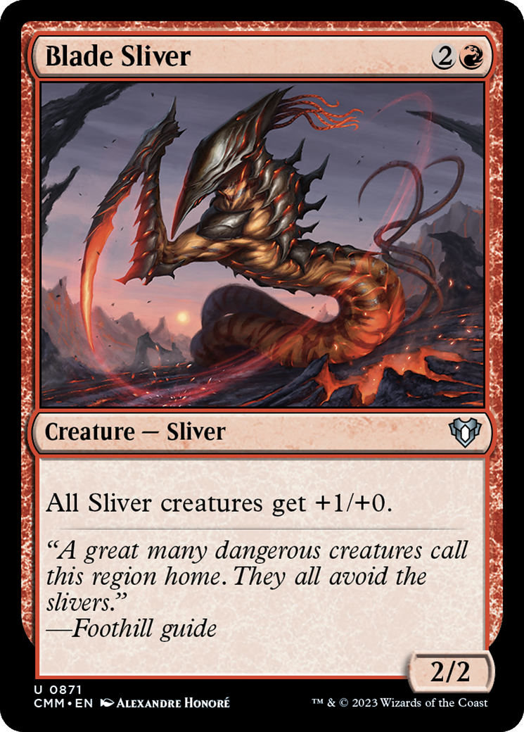 Blade Sliver (871) - Commander Masters
