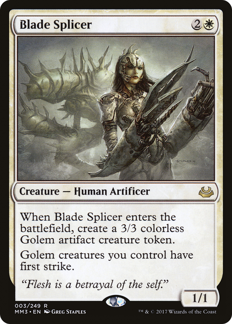 Blade Splicer (003) Foil - Modern Masters 2017