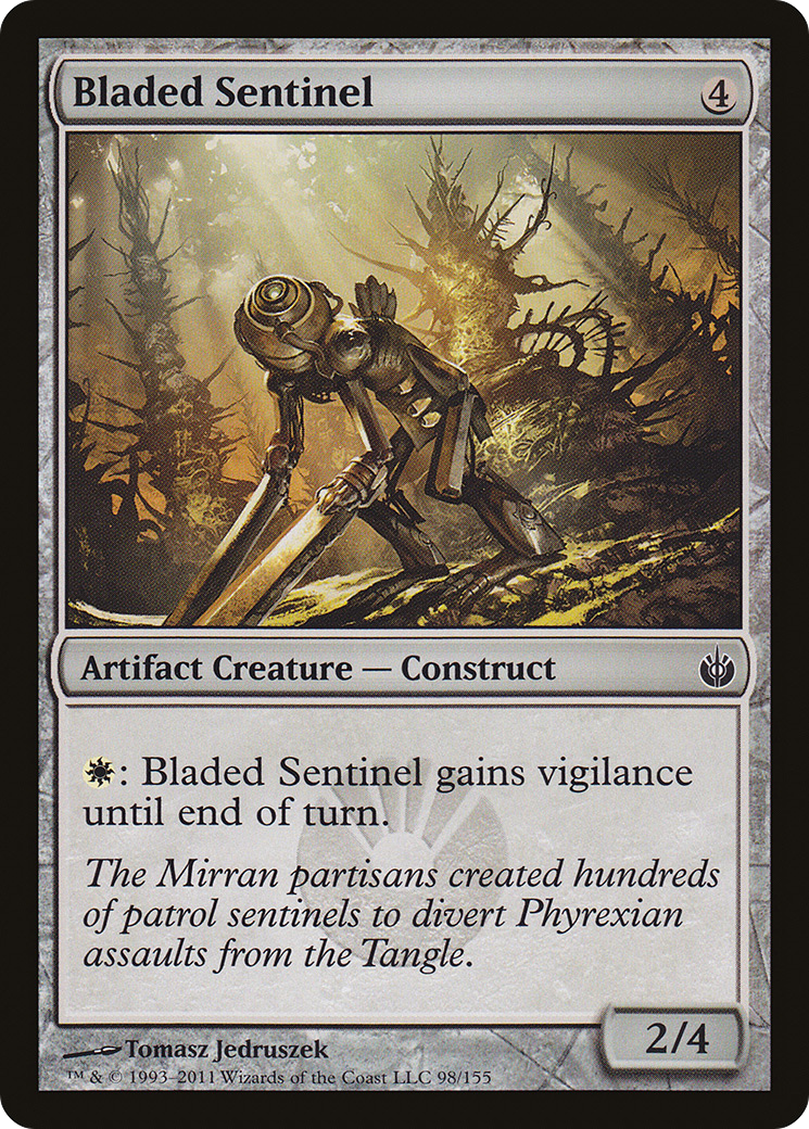 Bladed Sentinel (098) Foil - Mirrodin Besieged