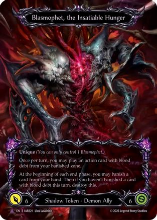 Blasmophet, the Insatiable Hunger (Marvel) (IAR221) Cold Foil - Usurp the Shadow Throne