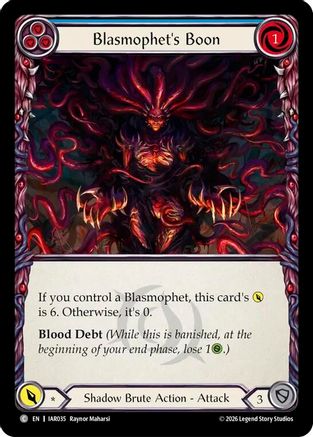 Blasmophet's Boon (IAR035) Rainbow Foil - Usurp the Shadow Throne
