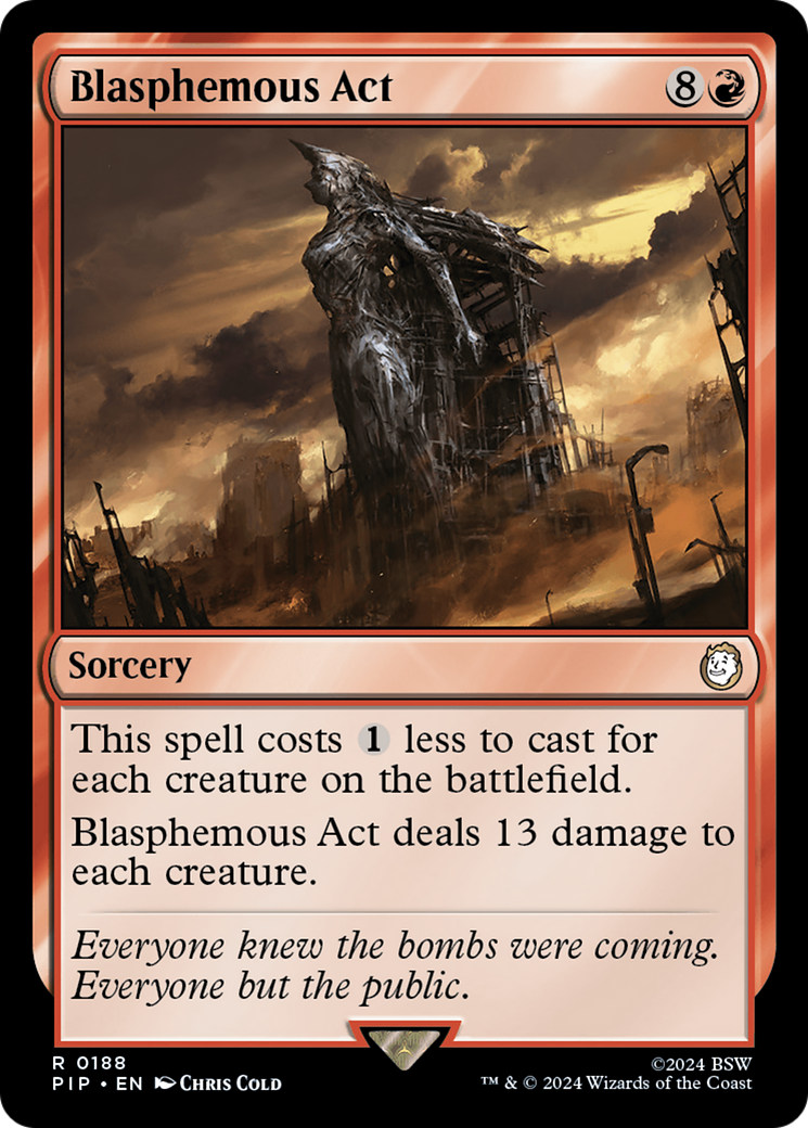 Blasphemous Act (188) Foil - Fallout