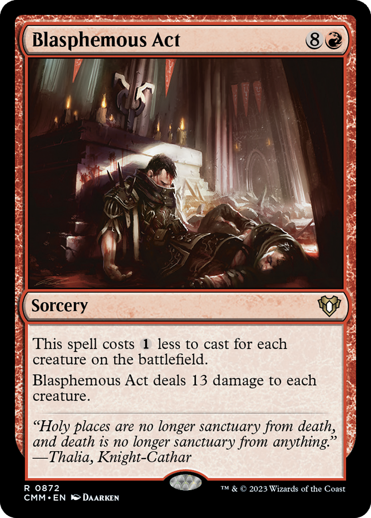Blasphemous Act (872) - Commander Masters