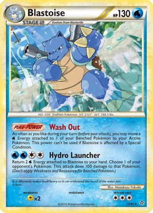 Blastoise (13) Reverse Holofoil - Unleashed