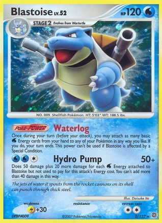 Blastoise (2) Reverse Holofoil - Secret Wonders