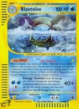 Blastoise (4) Reverse Holofoil - Expedition