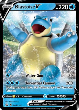 Blastoise V (SWSH101) Holofoil - Black Star Promos