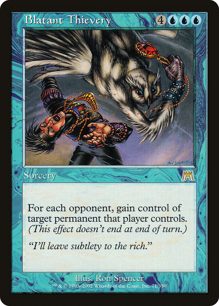 Blatant Thievery (071) Foil - Onslaught