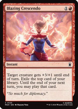 Blazing Crescendo (125) - Marvel Super Heroes