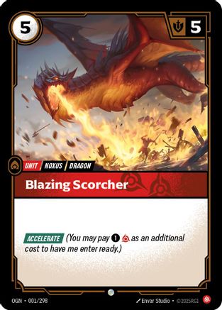 Blazing Scorcher (001) Foil - Origins