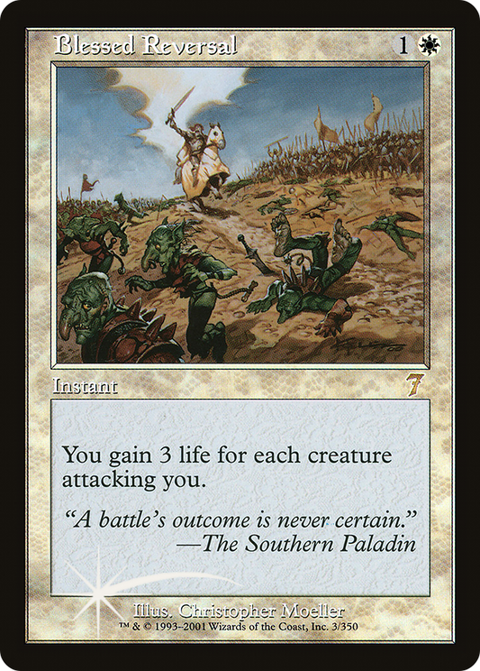 Blessed Reversal (003) Foil - Seventh Edition
