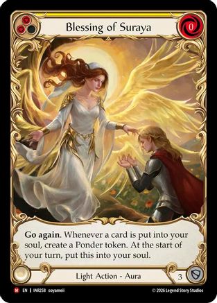Blessing of Suraya (Extended Art) (IAR258) Cold Foil - Usurp the Shadow Throne
