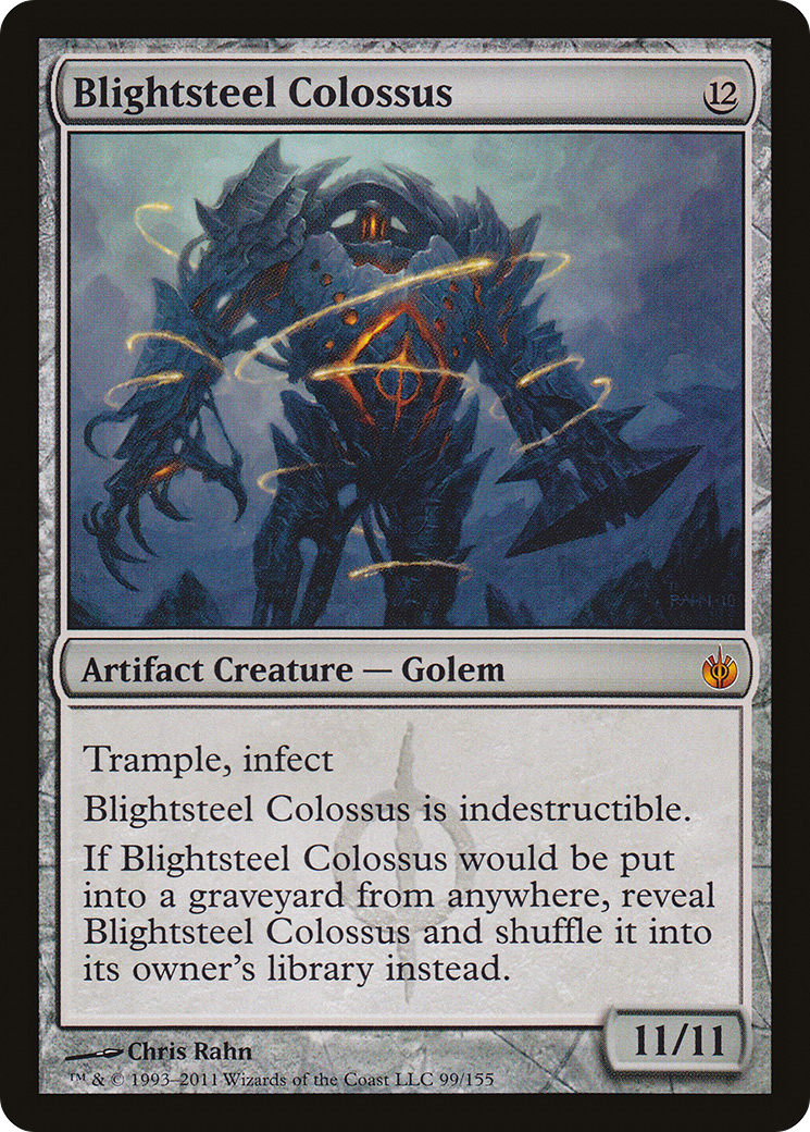 Blightsteel Colossus (099) Foil - Mirrodin Besieged