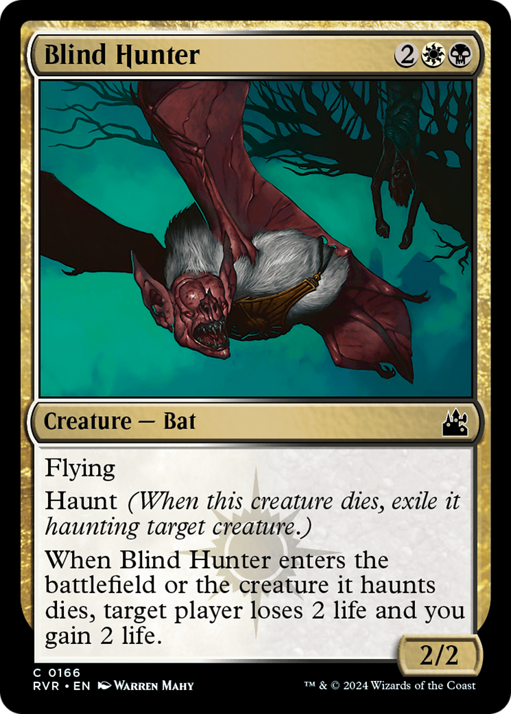 Blind Hunter (166) Foil - Ravnica Remastered