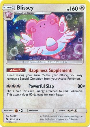 Blissey (Cosmos Holo) (153) Holofoil - Miscellaneous Cards & Products