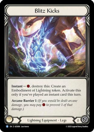 Blitz Kicks (AZS006) Rainbow Foil - Armory Deck: Zyggy