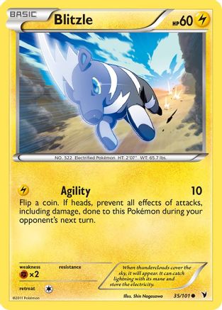 Blitzle (35) Reverse Holofoil - Noble Victories