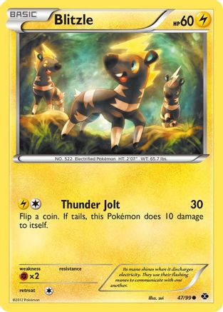 Blitzle (47) Reverse Holofoil - Next Destinies