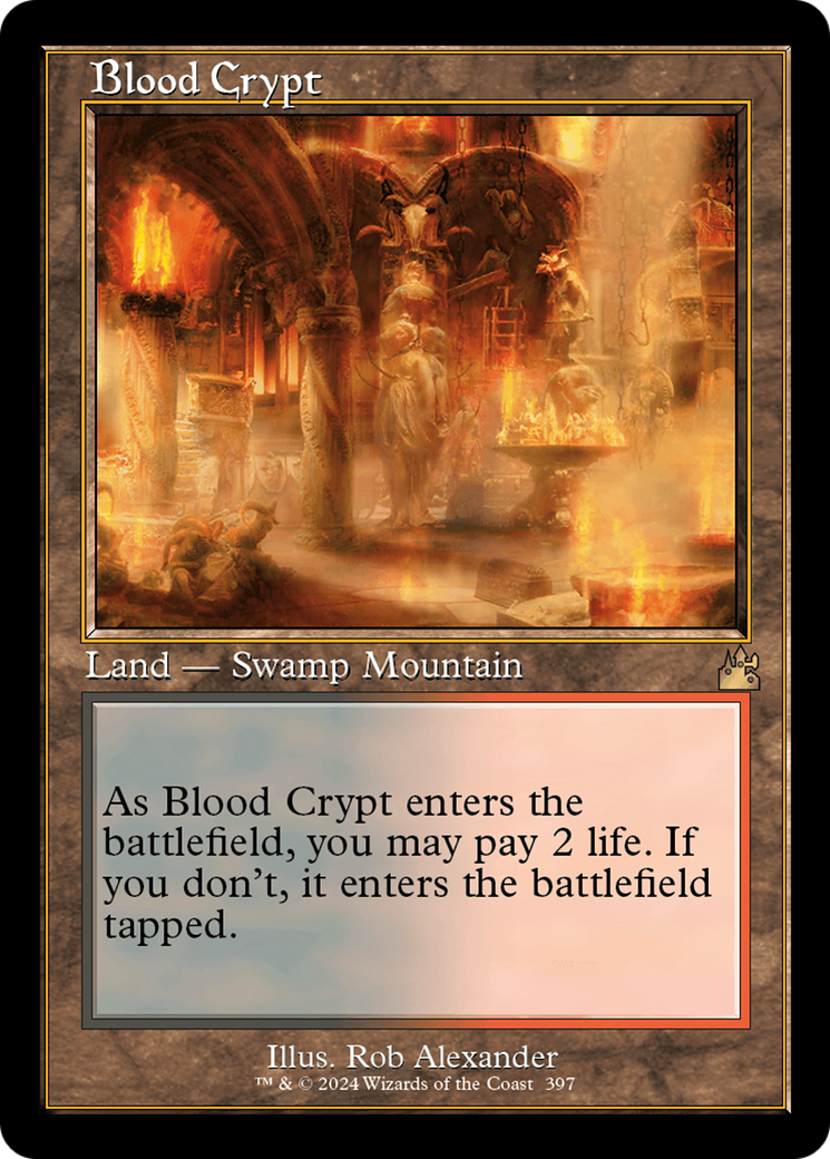 Blood Crypt (Retro) (397) Foil - Ravnica Remastered