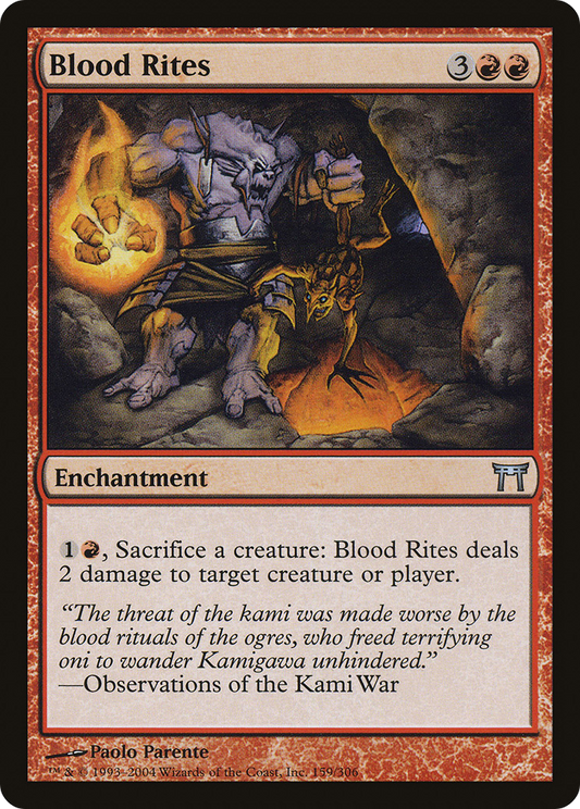 Blood Rites (159) Foil - Champions of Kamigawa