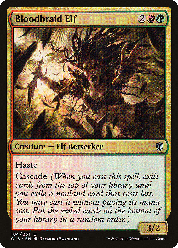 Bloodbraid Elf (184) - Commander 2016