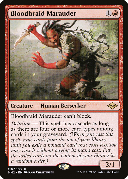 Bloodbraid Marauder (116) - Modern Horizons 2 Foil