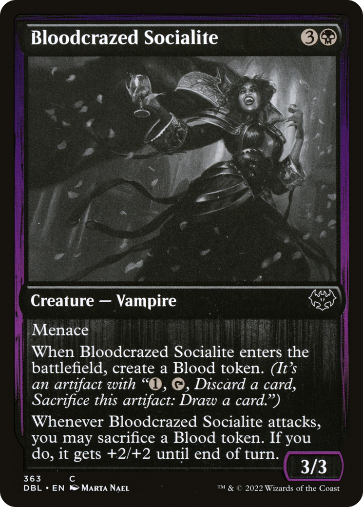 Bloodcrazed Socialite (363) - Innistrad: Double Feature Foil