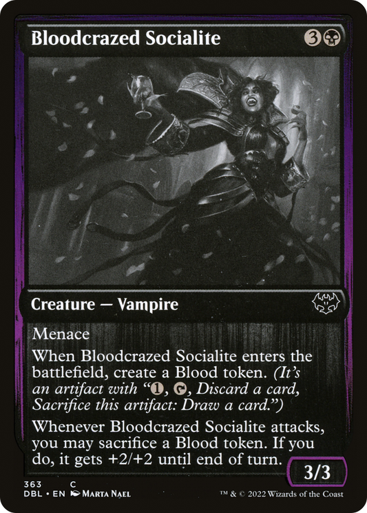 Bloodcrazed Socialite (363) - Innistrad: Double Feature Foil