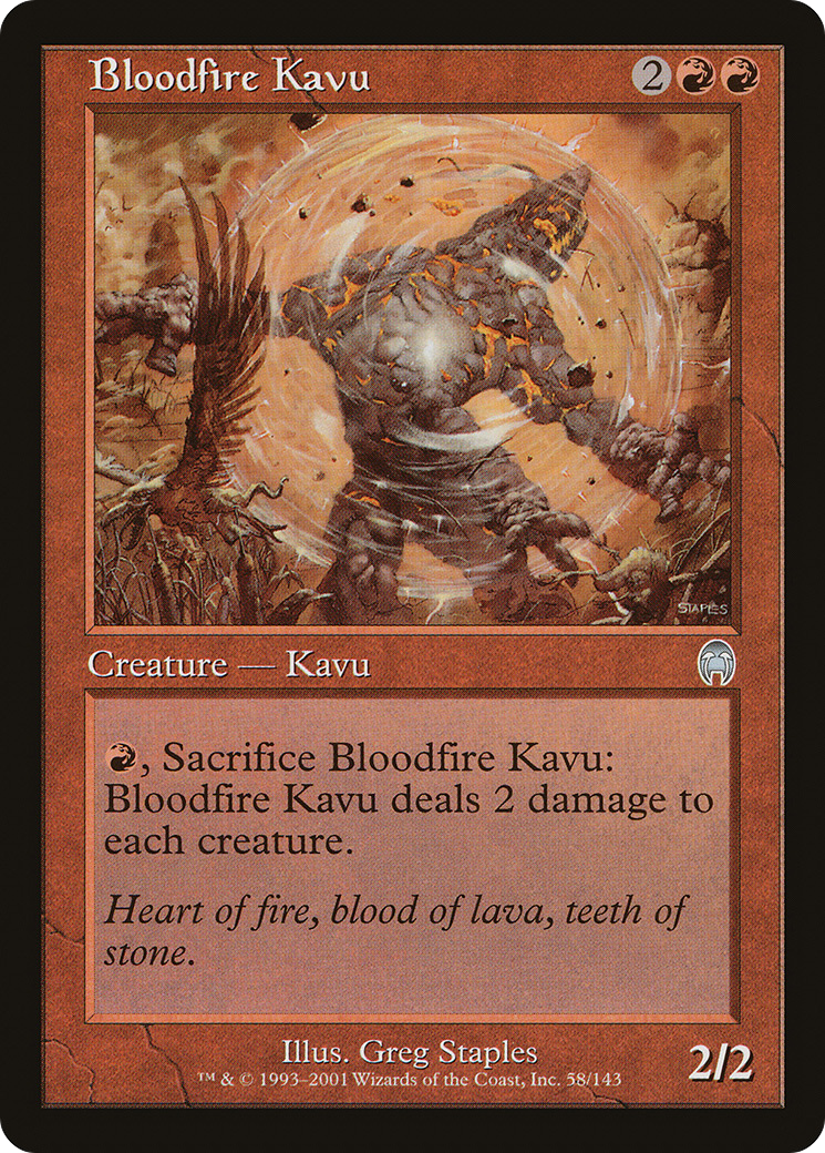 Bloodfire Kavu (058) - Apocalypse