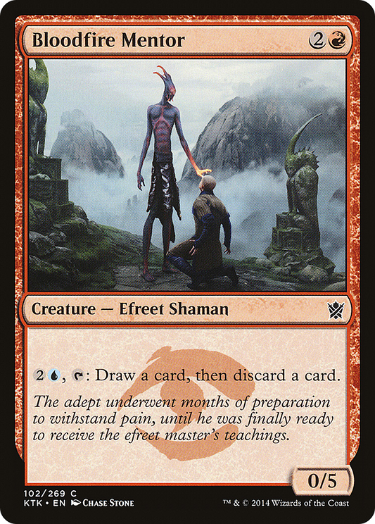 Bloodfire Mentor (102) Foil - Khans of Tarkir